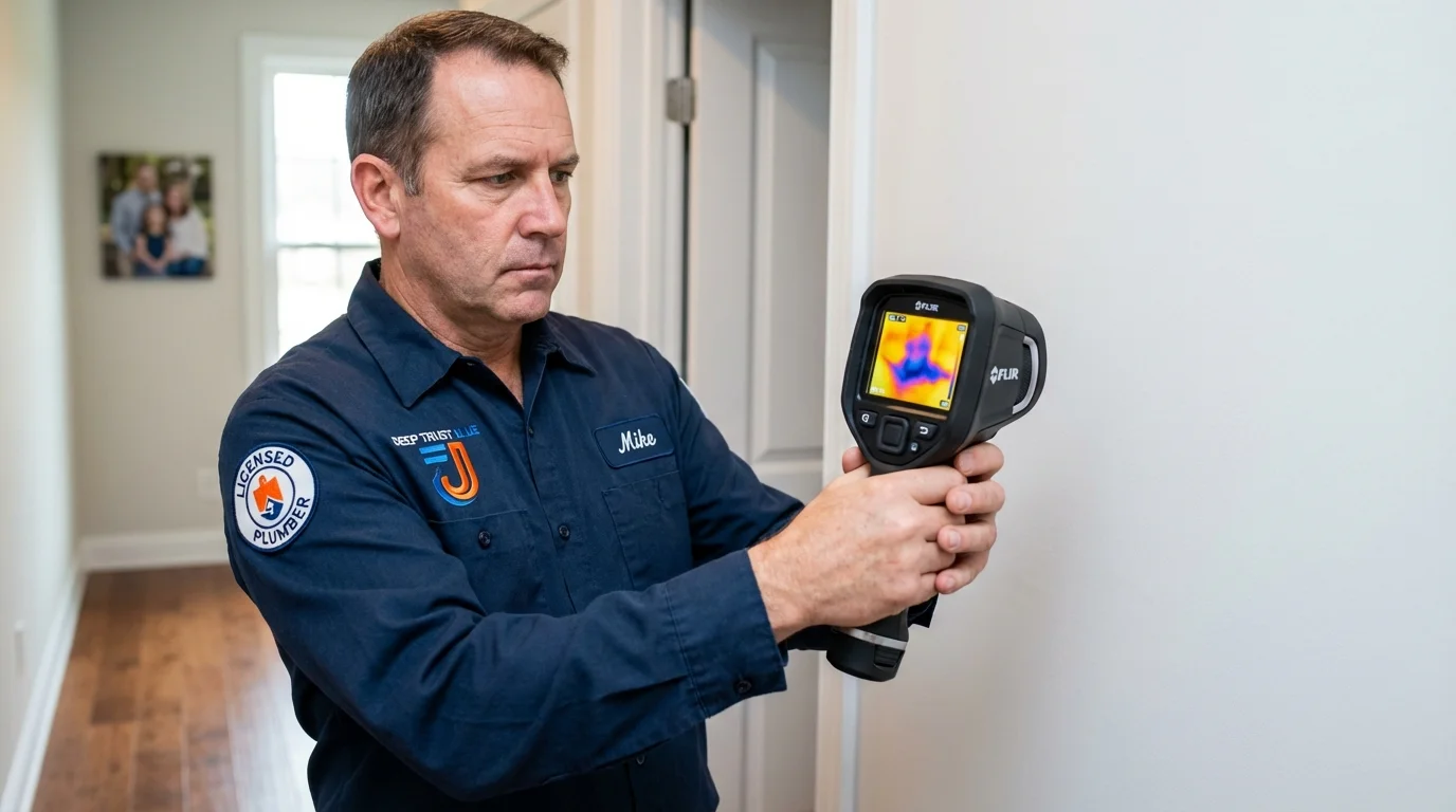 Thermal imaging leak detection by Johns Plumbing LLC in Antioch